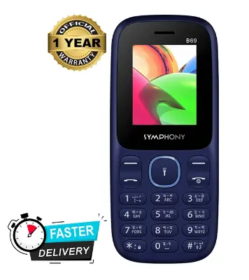 Buy Symphony B69 Feature Phone Dark Blue at Best Price In Bangladesh