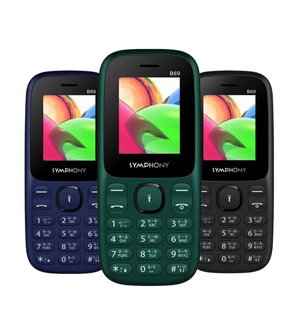 Buy Symphony B69 Feature Phone Dark Blue at Best Price In Bangladesh
