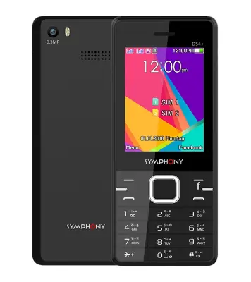 Buy Symphony D54 PLus Feature Phone- Full Black at Best Price In Bangladesh
