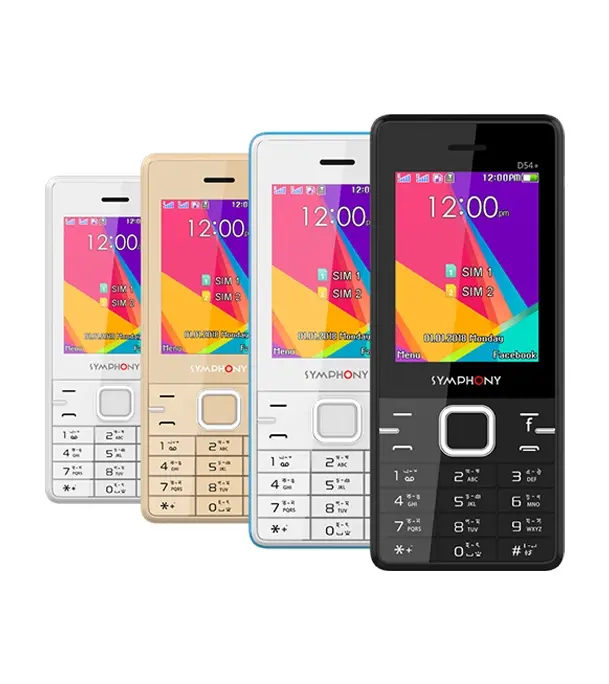 Buy Symphony D54 PLus Feature Phone- Full White at Best Price In Bangladesh