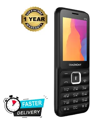 Buy Symphony D76 Feature Phone- Black at Best Price In Bangladesh