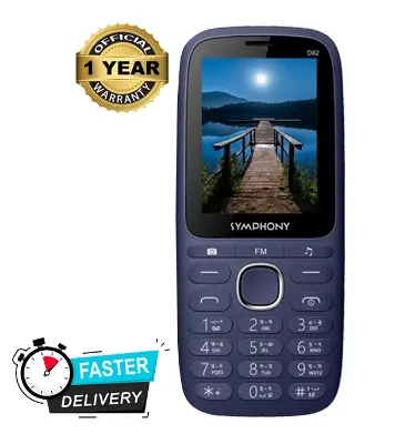 Buy Symphony D82 Feature Phone- Black Light Blue at Best Price In Bangladesh