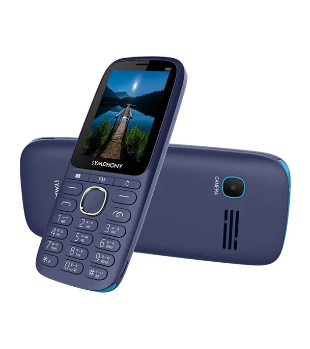Buy Symphony D82 Feature Phone- Black Light Blue at Best Price In Bangladesh