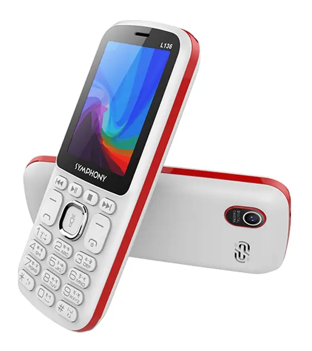 Buy Symphony L136 Feature Phone with 2500 mAH Battery and Wireless FM Radio- White at Best Price In Bangladesh