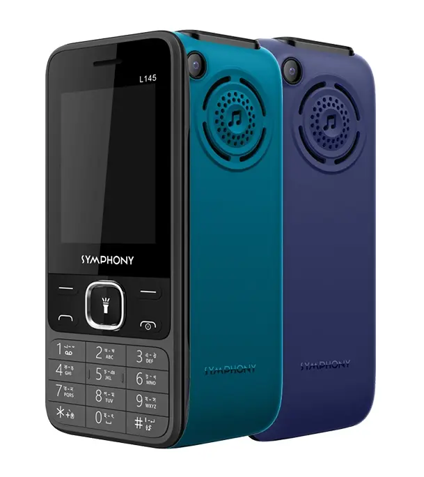 Buy Symphony L145 Feature Phone with 2900 mAH Battery and Wireless FM Radio- Dark Blue at Best Price In Bangladesh