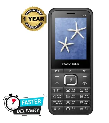 Buy Symphony L46 Feaure Phone with 2.4 inch Display- Black Light Green at Best Price In Bangladesh