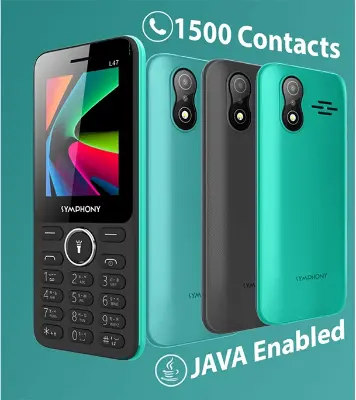 Buy Symphony L47 Feature Phone- Mint Green at Best Price In Bangladesh