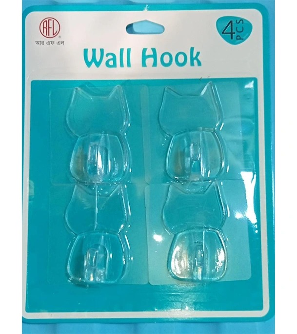 Buy Cat Wall Hook 4 Pcs Set Trans Online