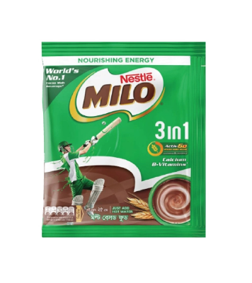 Buy Nestle Milo 3in1 Pouch 25gm Online
