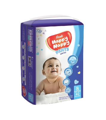 Buy Fresh Happy Nappy Pant Diaper S 42pcs (4-8)kg Online