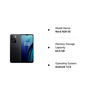 Buy Oneplus Nord N20 SE 4GB 64GB- Celestial Black Online at Best Price