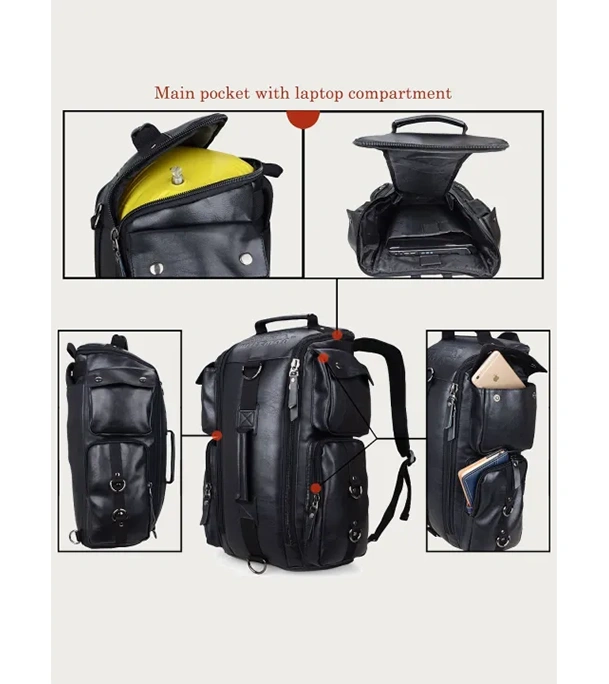 Buy Witzman Vintage Casual School Laptop Daypack Outdoor Hiking Travel Backpack Online