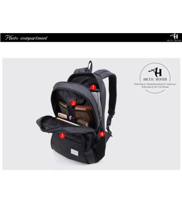 Buy ARCTIC HUNTER Waterproof Black School/College Bag Online