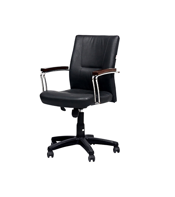 Picture of Regal Metal Swivel Chair Black