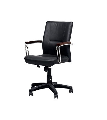 Picture of Regal Metal Swivel Chair Black