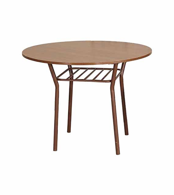 Picture of Regal Florence Woody Metal Dining Table Black