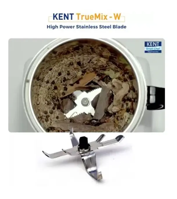 Buy KENT 750W Mixer Grinder 16064 TrueMix 3 Stainless Steel Jar Including Chutney Jar White Online at Best Price