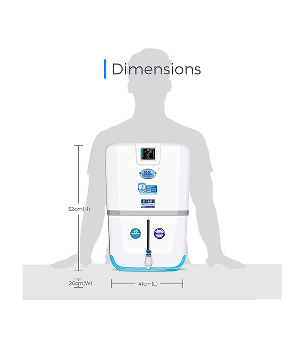 KENT Prime Plus 9 Litres Wall Mountable RO+UV+UF+TDS Controller