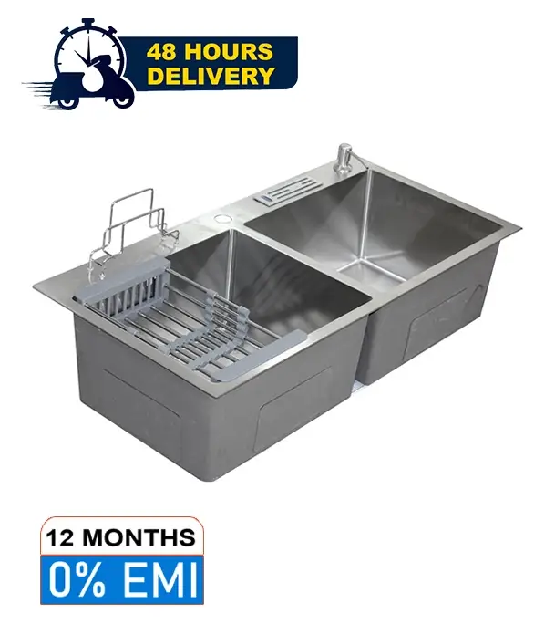Buy Rizco Scratch Free Stainless Steel Kitchen Sink Senorita 36 SS KC 36 Inch at Best Price In Bangladesh