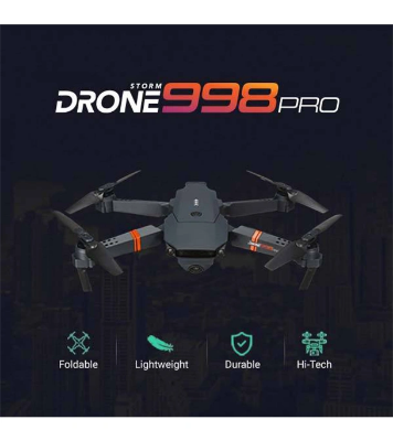 Buy Foldable Drone 998 Pro - Black (Amusement purpose) at Best Price In Bangladesh