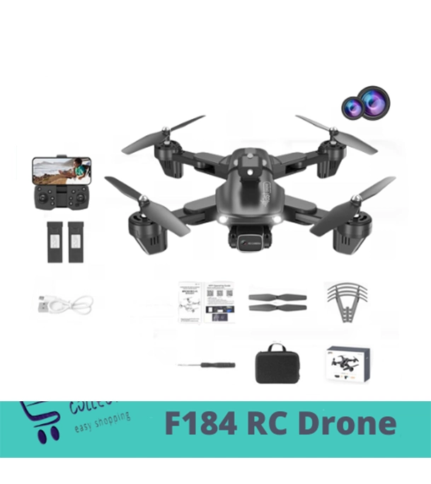 Buy F184 RC Drone 4K Professional Dual ESC Camera All-round Obstacle Avoidance Foldable Quadcopter 178g RC WIFI Drone at best price in Bangladesh