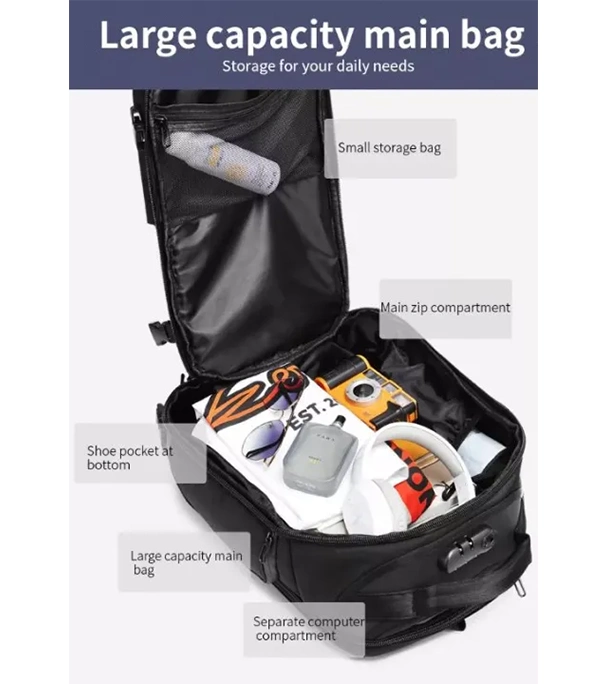 Buy Ozuko 9309 Designer Luxury Travel Backpack  Online