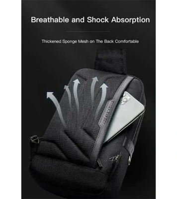 Buy Arctic Hunter XB00116 Leather Crossbody Business Waterproof IPAD Bag With USB Online