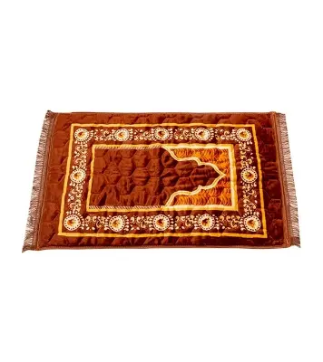 Picture of Super Soft Foam Padded  & Dust-Free Prayer Mat (Jaynamaj) Coffee