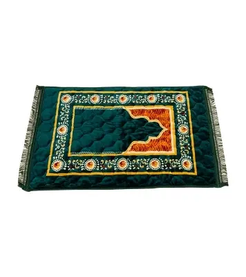 Picture of Super Soft Foam Padded  & Dust-Free Prayer Mat (Jaynamaj) Green