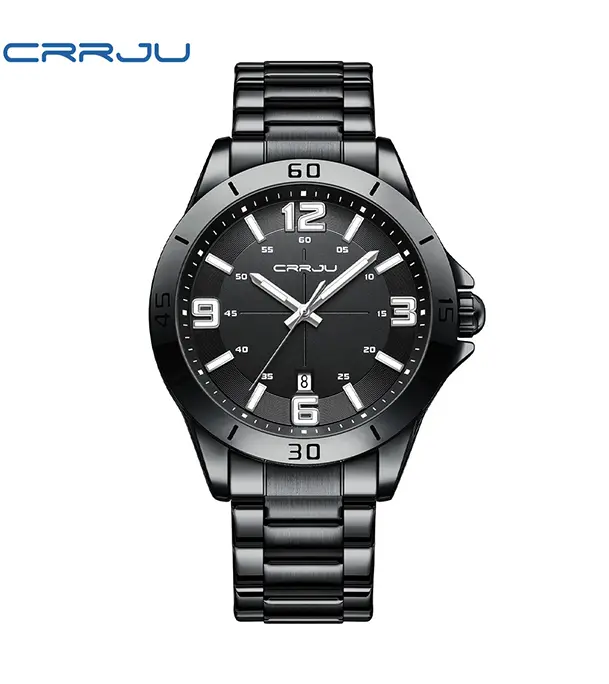 Picture of CRRJU5003 Fashion New Men Watch Quartz Stainless Steel Luxury Wristwatch