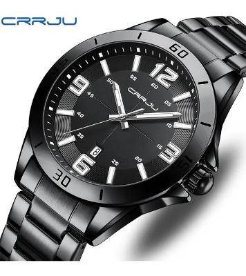 Picture of CRRJU5003 Fashion New Men Watch Quartz Stainless Steel Luxury Wristwatch