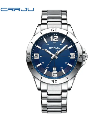 Picture of Fashion New Men Watch Quartz Stainless Steel Luxury Wristwatch
