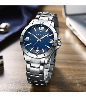 Picture of Fashion New Men Watch Quartz Stainless Steel Luxury Wristwatch