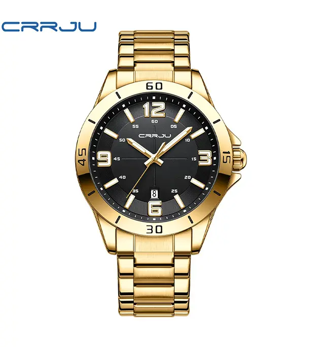 Buy Fashion New Men Watch Quartz Stainless Steel Luxury Wristwatch Online at Best Price
