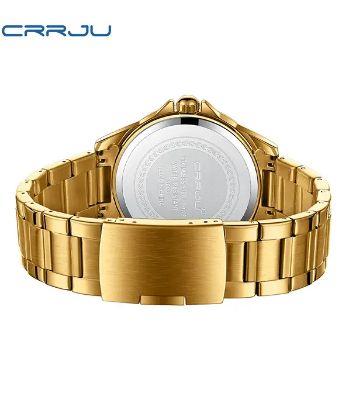 Buy Fashion New Men Watch Quartz Stainless Steel Luxury Wristwatch Online at Best Price