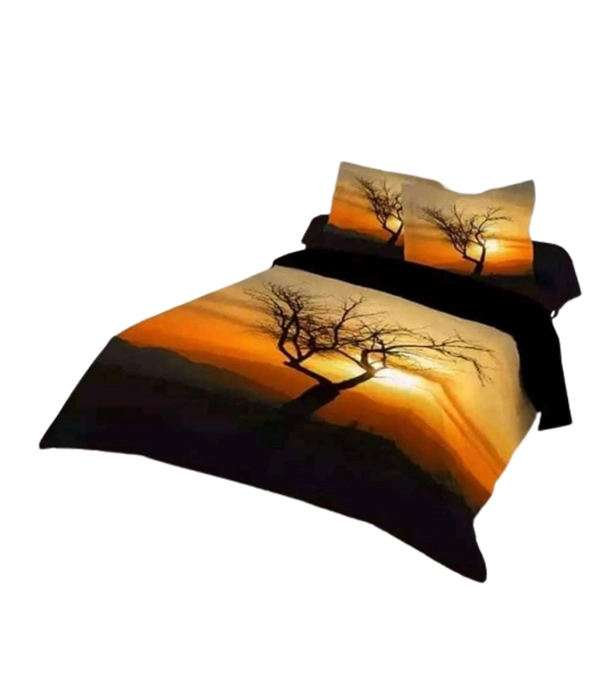 Picture of Cotton Panel Bed Sheet King Size