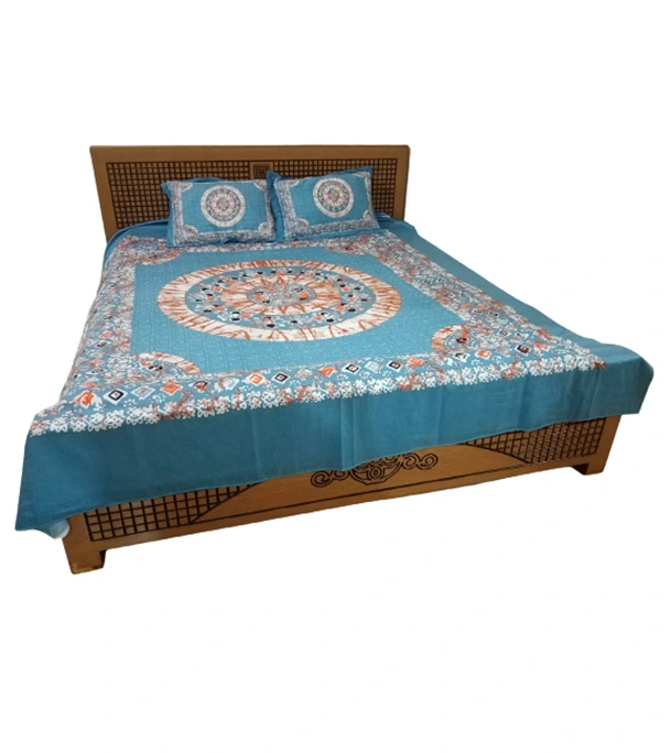 Buy Cotton Panel Bedsheet King Size. ST-317 at Best Price In Bangladesh