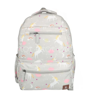 Buy ESPIRAL 205303 Nylon Fabric School College Backpack Lightweight Water Resistant Washable (Gray Aop) at Best Price In Bangladesh
