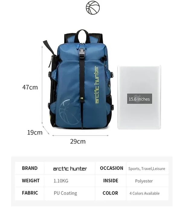 Buy Arctic Hunter Sports Multi Functional Backpack Large Capacity Outdoor Gym Football Independent Shoe Basketball Bag at Best Price In Bangladesh