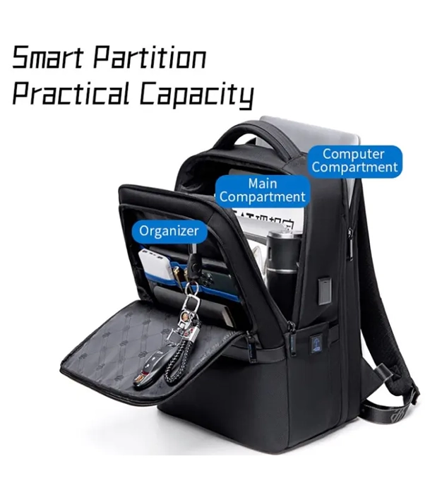 Buy ARCTIC HUNTER B00490 9cm Expandable Men Backpacks 15.6inch USB Charging Laptop Bag at Best Price In Bangladesh