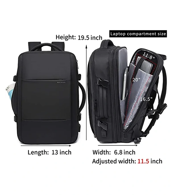 Buy BANGE BG1908D Large Capacity Expandable Multi-Purpose Backpack at Best Price In Bangladesh