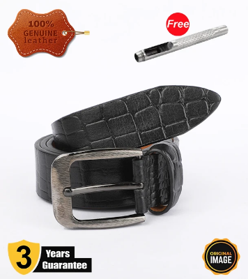Genuine Leather Premium Quality Belt For Men  at Best Price In Bangladesh