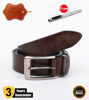 Genuine Leather Premium Quality Belt For Men  at Best Price In Bangladesh