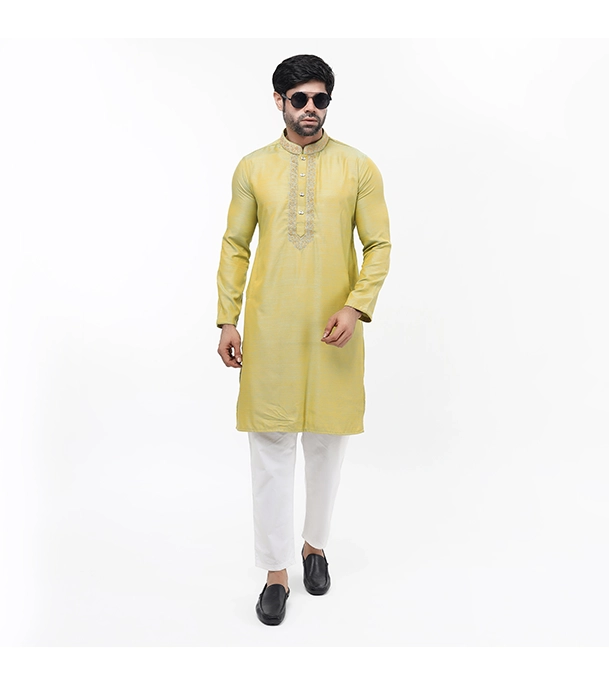 Picture of Fine Tex Clothing's Aristocratic Quality Embroidered Panjabi For Men