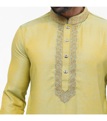 Picture of Fine Tex Clothing's Aristocratic Quality Embroidered Panjabi For Men