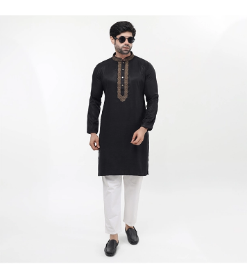 Picture of Fine Tex Clothing's Aristocratic Quality Embroidered Panjabi For Men