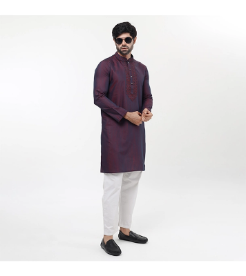 Picture of Fine Tex Clothing's Aristocratic Quality Embroidered Panjabi For Men