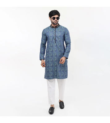 Picture of Fine Tex Clothing's Aristocratic Quality Embroidered Panjabi For Men