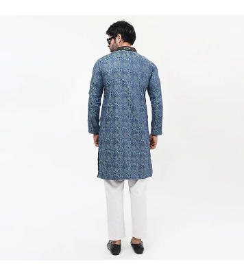 Picture of Fine Tex Clothing's Aristocratic Quality Embroidered Panjabi For Men