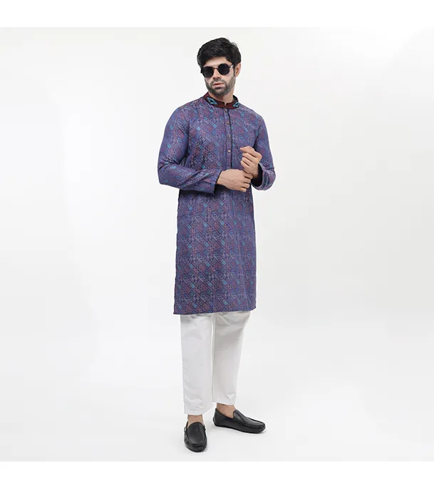 Picture of Fine Tex Clothing's Aristocratic Quality Embroidered Panjabi For Men